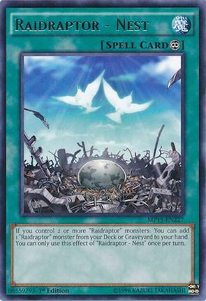 Raidraptor - Nest (Rare) [MP15-EN227] 1st Edition