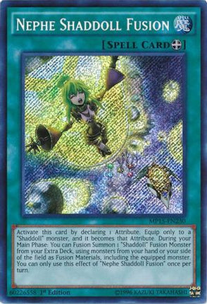 Nephe Shaddoll Fusion (Secret Rare) [MP15-EN230] 1st Edition