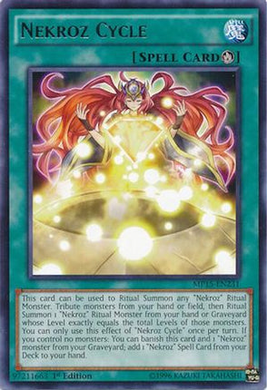 Nekroz Cycle (Rare) [MP15-EN231] 1st Edition