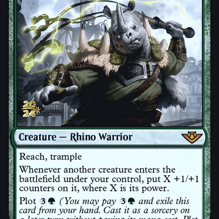 Railway Brawler [Outlaws of Thunder Junction Promos] Prerelease Foil