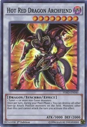 Hot Red Dragon Archfiend (Super Rare) [HSRD-EN040] 1st Edition