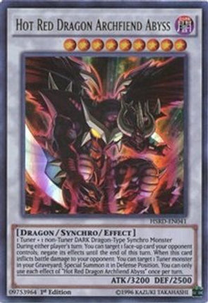 Hot Red Dragon Archfiend Abyss (Ultra Rare) [HSRD-EN041] 1st Edition