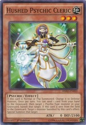 Hushed Psychic Cleric (Common / Short Print) [HSRD-EN050] 1st Edition