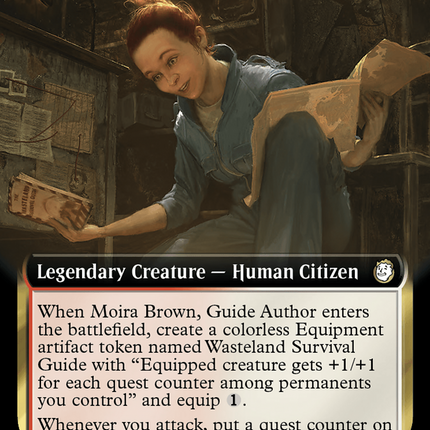 Moira Brown, Guide Author (Extended Art) [Fallout] Surge Foil