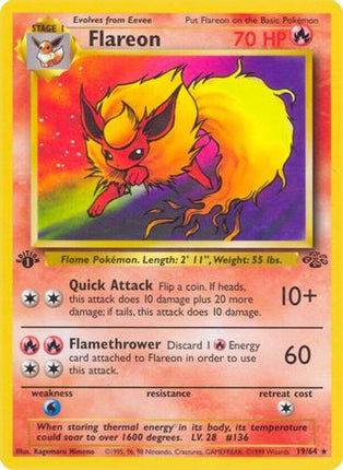 Flareon - 19/64 [Jungle] 1st Edition
