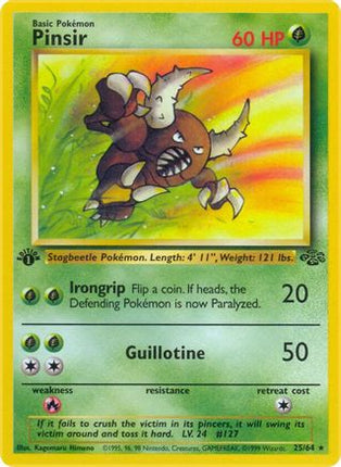 Pinsir - 25/64 [Jungle] 1st Edition