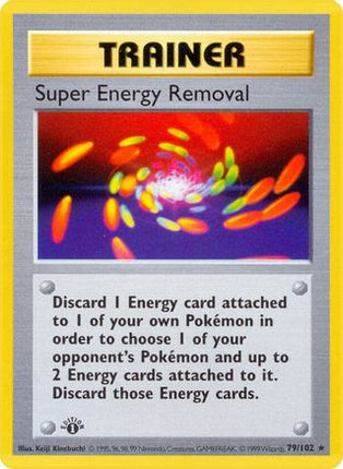 Super Energy Removal - 79/102 [Base Set (Shadowless)] Unlimited