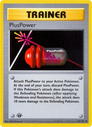 PlusPower - 84/102 [Base Set (Shadowless)] Unlimited