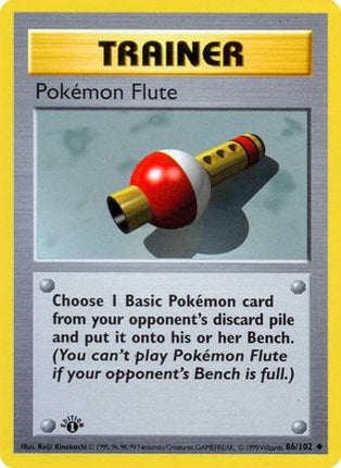 Pokemon Flute - 86/102 [Base Set (Shadowless)] 1st Edition