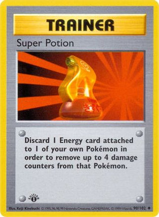Super Potion - 90/102 [Base Set (Shadowless)] 1st Edition