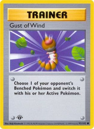 Gust of Wind - 93/102 [Base Set (Shadowless)] Unlimited