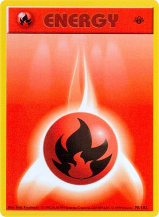 Fire Energy - 98/102 [Base Set (Shadowless)] 1st Edition