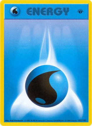 Water Energy - 102/102 [Base Set (Shadowless)] 1st Edition