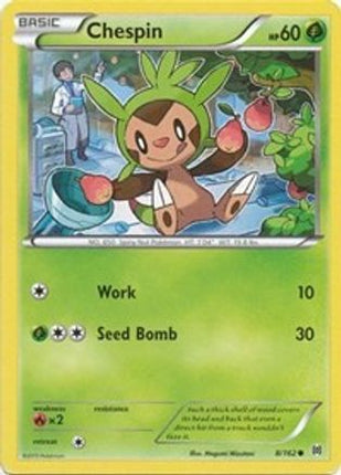 Chespin (8) - 8/106 [XY - BREAKthrough] Reverse Holofoil
