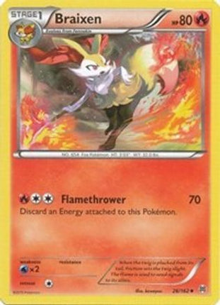 Braixen - 26/106 [XY - BREAKthrough] Reverse Holofoil