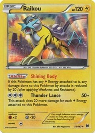 Raikou - 55/106 [XY - BREAKthrough] Reverse Holofoil