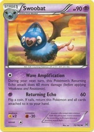 Swoobat - 72/106 [XY - BREAKthrough] Reverse Holofoil