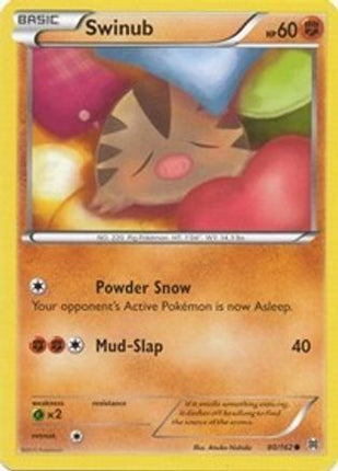 Swinub - 80/106 [XY - BREAKthrough] Reverse Holofoil