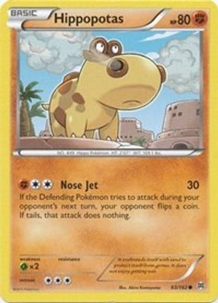 Hippopotas - 83/106 [XY - BREAKthrough] Reverse Holofoil