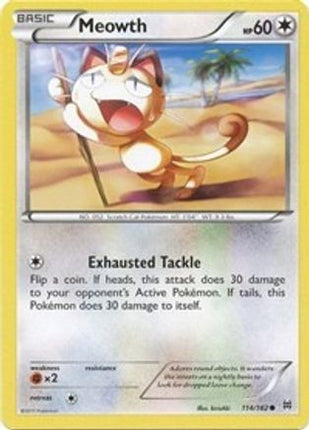 Meowth - 114/106 [XY - BREAKthrough] Reverse Holofoil