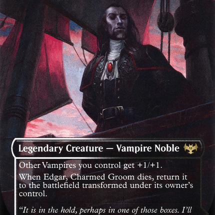 Edgar, Charmed Groom // Edgar Markov's Coffin (Borderless) [Innistrad: Crimson Vow]