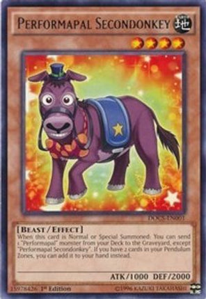 Performapal Secondonkey (Rare) [DOCS-EN001] Unlimited