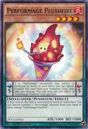 Performage Plushfire (Common / Short Print) [DOCS-EN016] 1st Edition