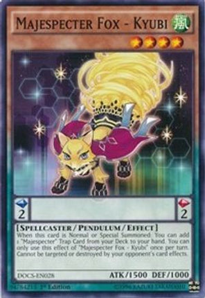 Majespecter Fox - Kyubi (Common / Short Print) [DOCS-EN028] 1st Edition