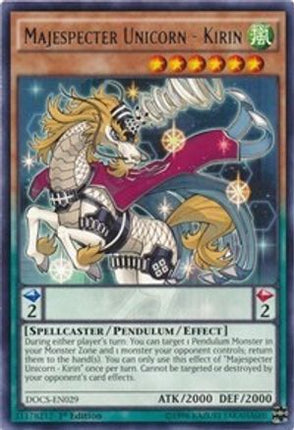 Majespecter Unicorn - Kirin (Rare) [DOCS-EN029] 1st Edition