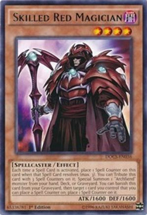 Skilled Red Magician (Rare) [DOCS-EN036] 1st Edition