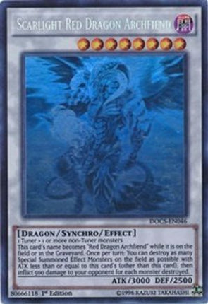 Scarlight Red Dragon Archfiend (Ghost Rare)  [DOCS-EN046] 1st Edition