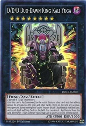 D/D/D Duo-Dawn King Kali Yuga (Super Rare) [DOCS-EN050] 1st Edition
