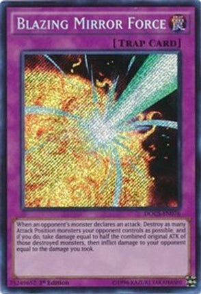 Blazing Mirror Force (Secret Rare) [DOCS-EN076] 1st Edition