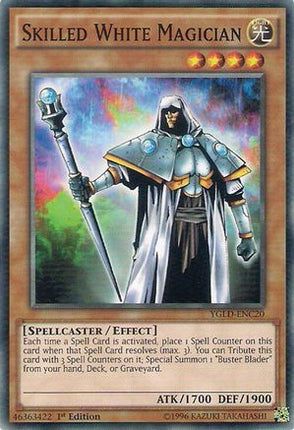 Skilled White Magician (C) [YGLD-ENC20] Common