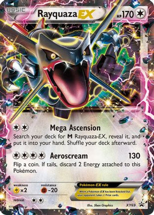 Rayquaza EX (XY69) (Shiny) [XY: Black Star Promos]
