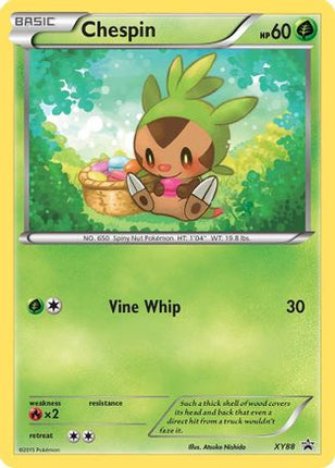 Chespin (Collector Chest) - XY88/null [XY Promos] Holofoil