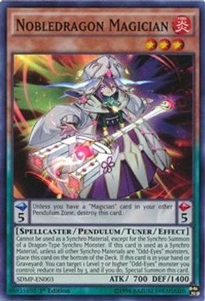 Nobledragon Magician (Super Rare) [SDMP-EN003] Structure Deck: Master of Pendulum 1st Edition