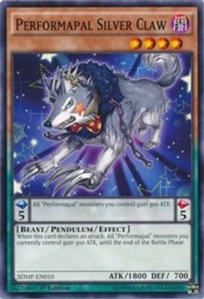 Performapal Silver Claw (Common / Short Print) [SDMP-EN010] Structure Deck: Master of Pendulum 1st Edition