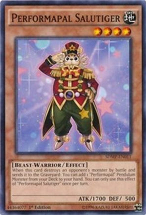 Performapal Salutiger (Common / Short Print) [SDMP-EN011] Structure Deck: Master of Pendulum 1st Edition