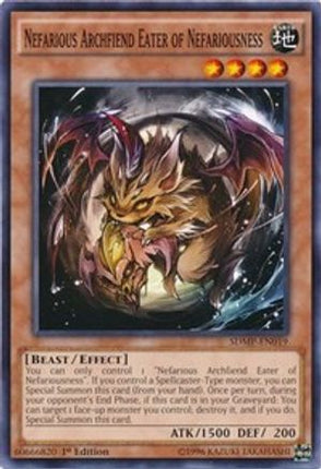 Nefarious Archfiend Eater of Nefariousness (Common / Short Print) [SDMP-EN019] Structure Deck: Master of Pendulum 1st Edition