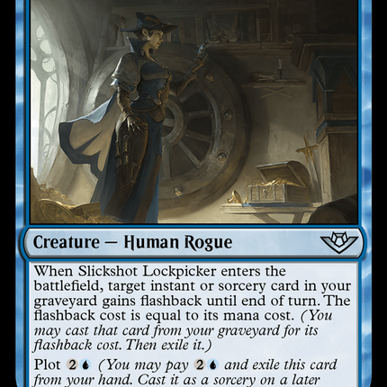 Slickshot Lockpicker [Outlaws of Thunder Junction] Foil