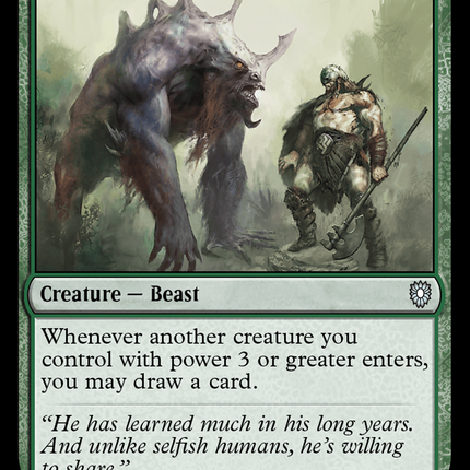 Garruk's Packleader [Bloomburrow Commander]