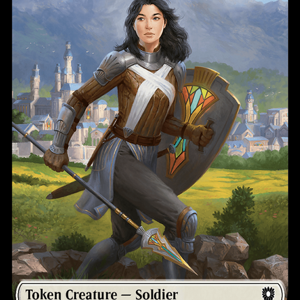 Soldier [Bloomburrow Commander Tokens] Foil