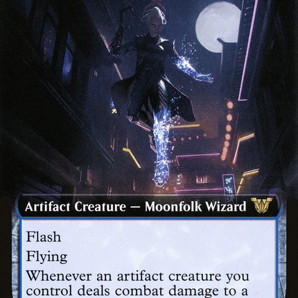 Research Thief (Extended Art) [Neon Dynasty Commander]