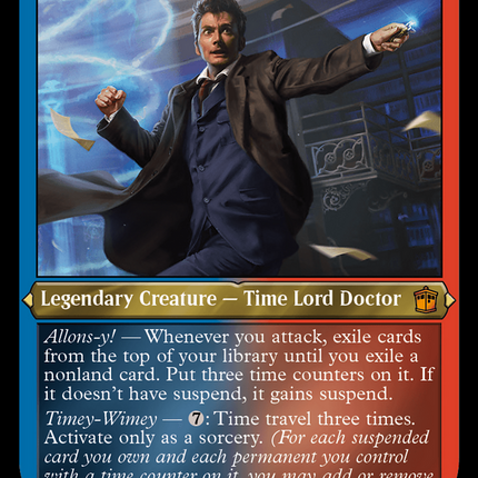 The Tenth Doctor [Doctor Who] Etched Foil