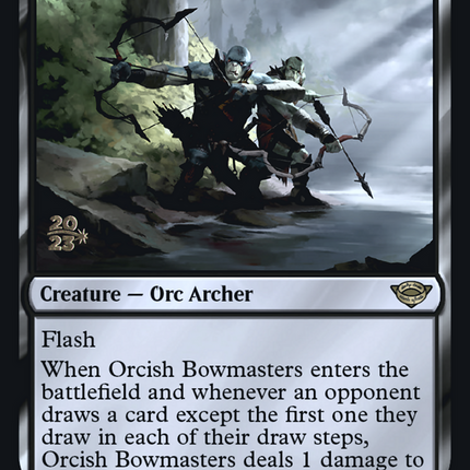 Orcish Bowmasters [Tales of Middle-earth Promos] Prerelease Foil