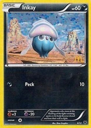 Inkay - 6/12 [McDonald's Promos 2014] Holofoil