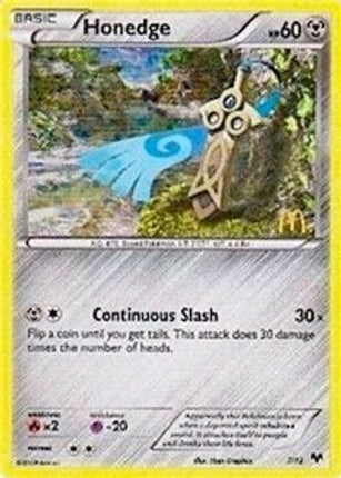 Honedge - 7/12 [McDonald's Promos 2014] Holofoil