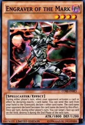 Engraver of the Mark (Super Rare) [CORE-ENSE3] Limited