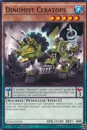 Dinomist Ceratops (Common / Short Print) [BOSH-EN028] Unlimited